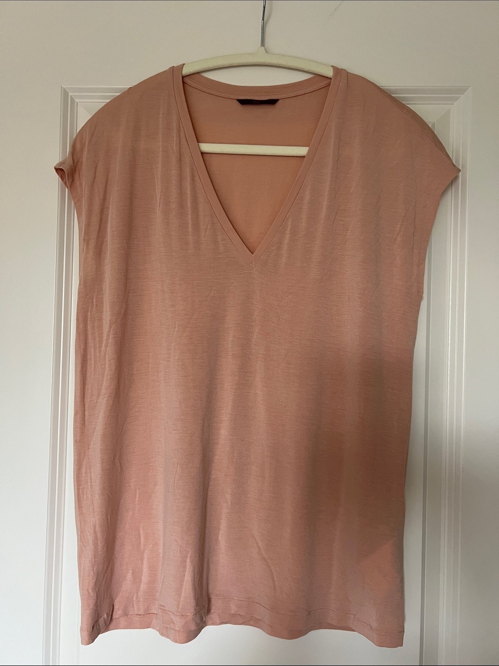 WtR Journey V Neck Top in Salmon